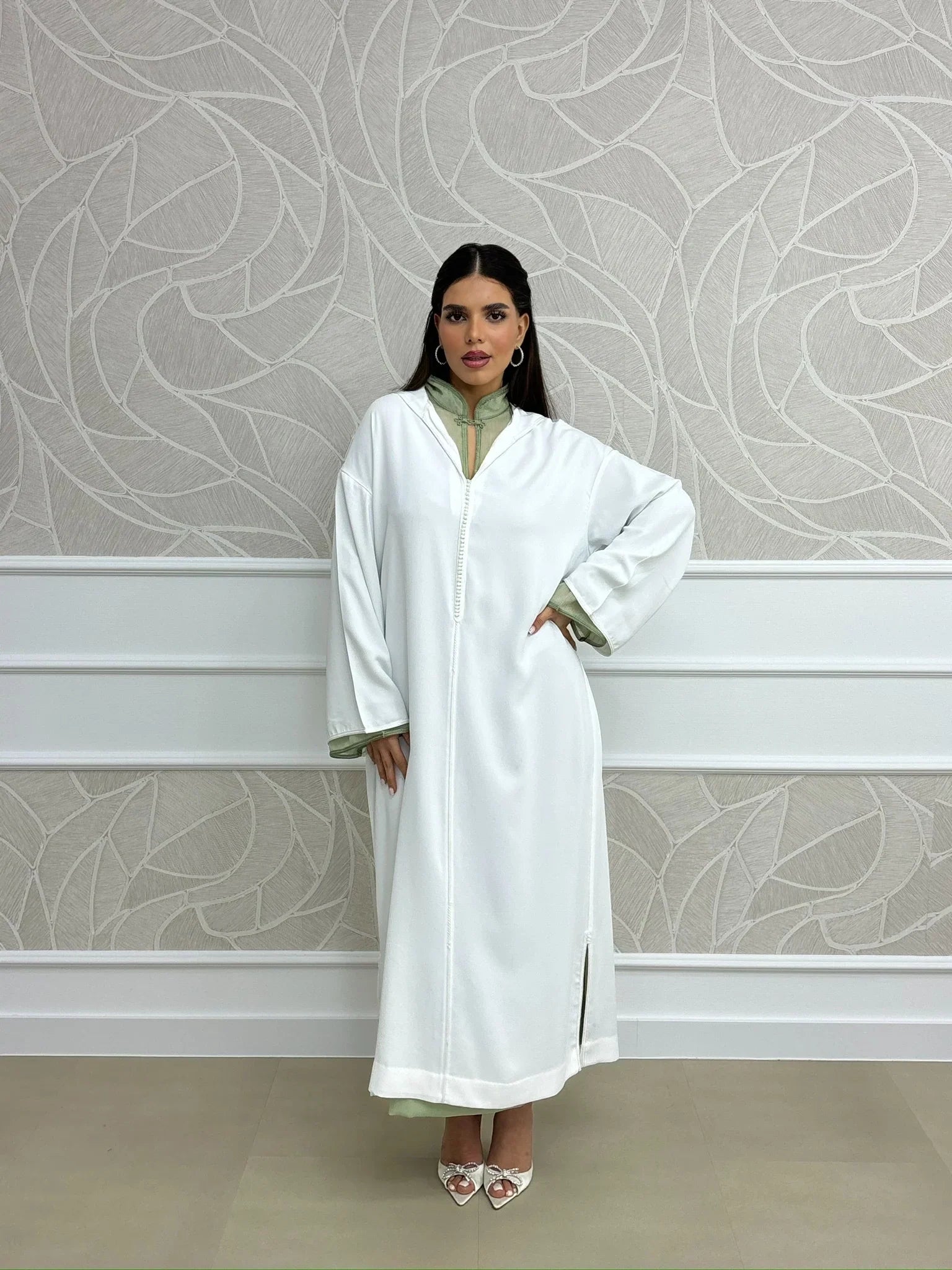 Ibtihal Djellaba – Casual Moroccan Tunic for Everyday Comfort